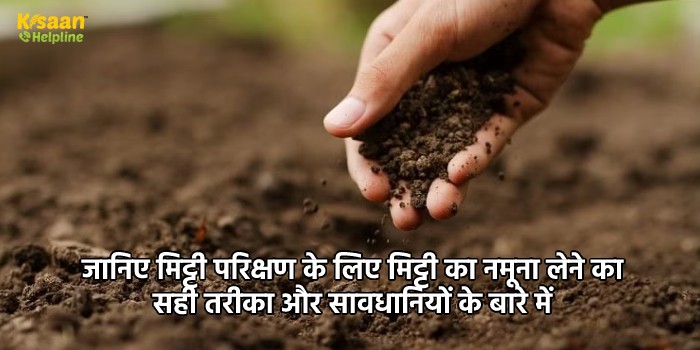 जानिए मिट्टी परिक्षण के लिए मिट्टी का नमूना लेने का सही तरीका और सावधानियों के बारे में